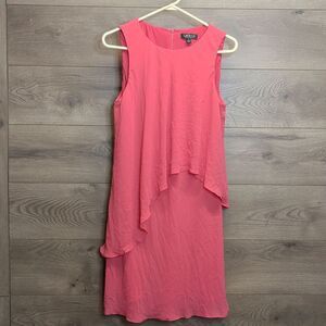 Lauren Ralph Lauren Women's Layered Sleeveless Pink Dress Size 10